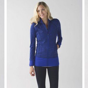 Lululemon Daily Practise Jacket Sapphire Space Dye